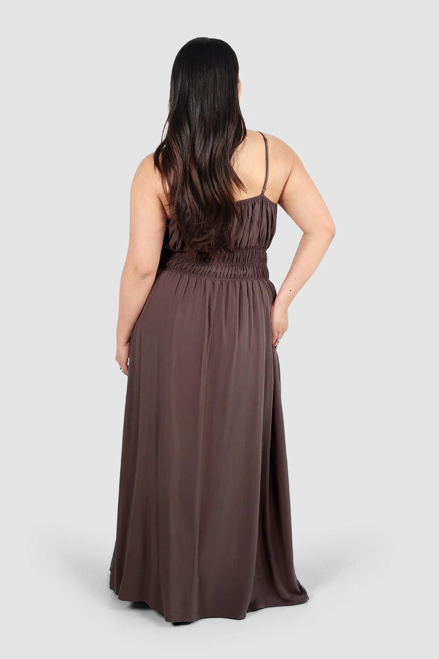 LUNARA MAXI DRESS MOCHA - Image 7