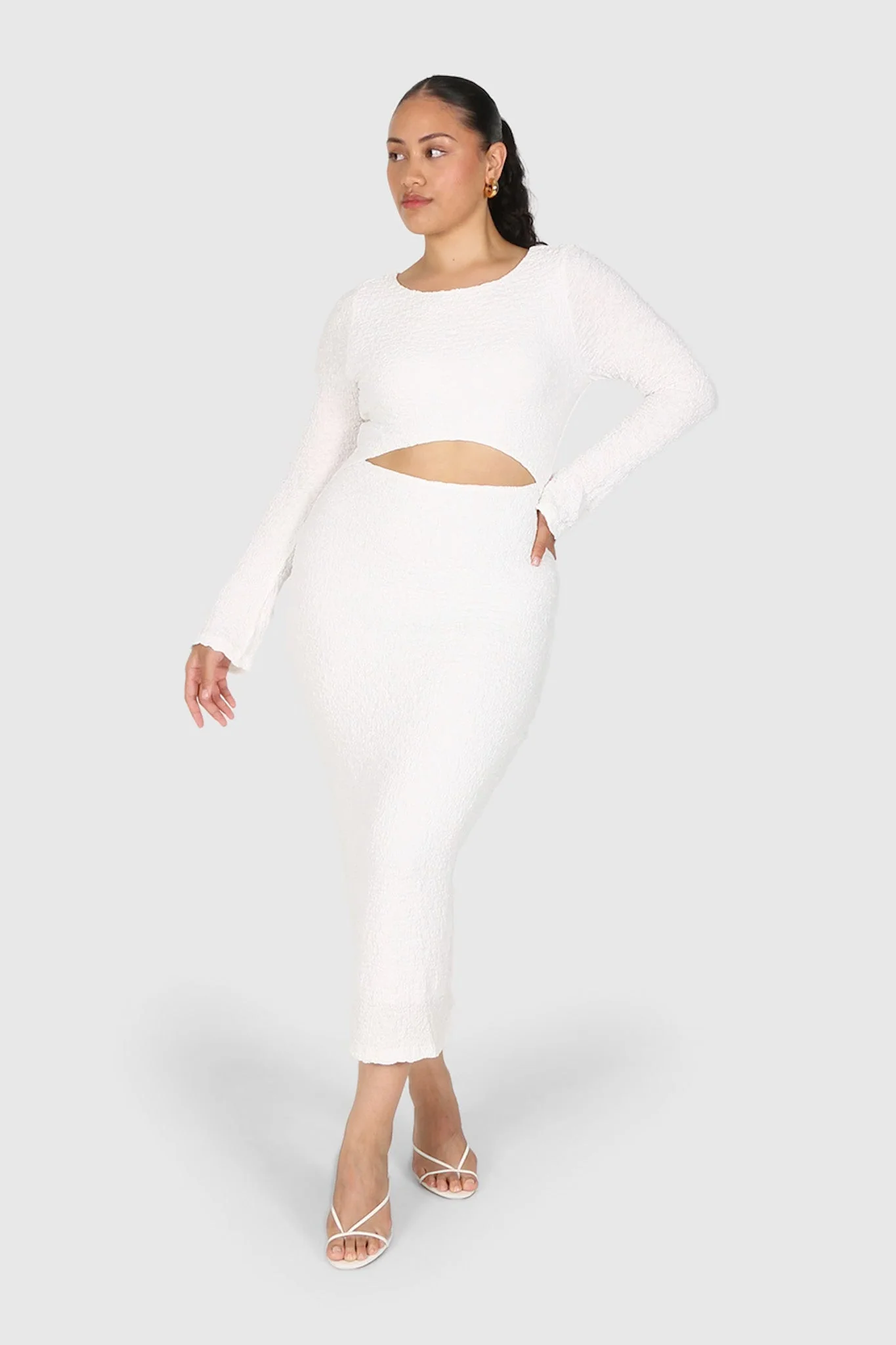 MARCELLO DRESS WHITE - Image 3