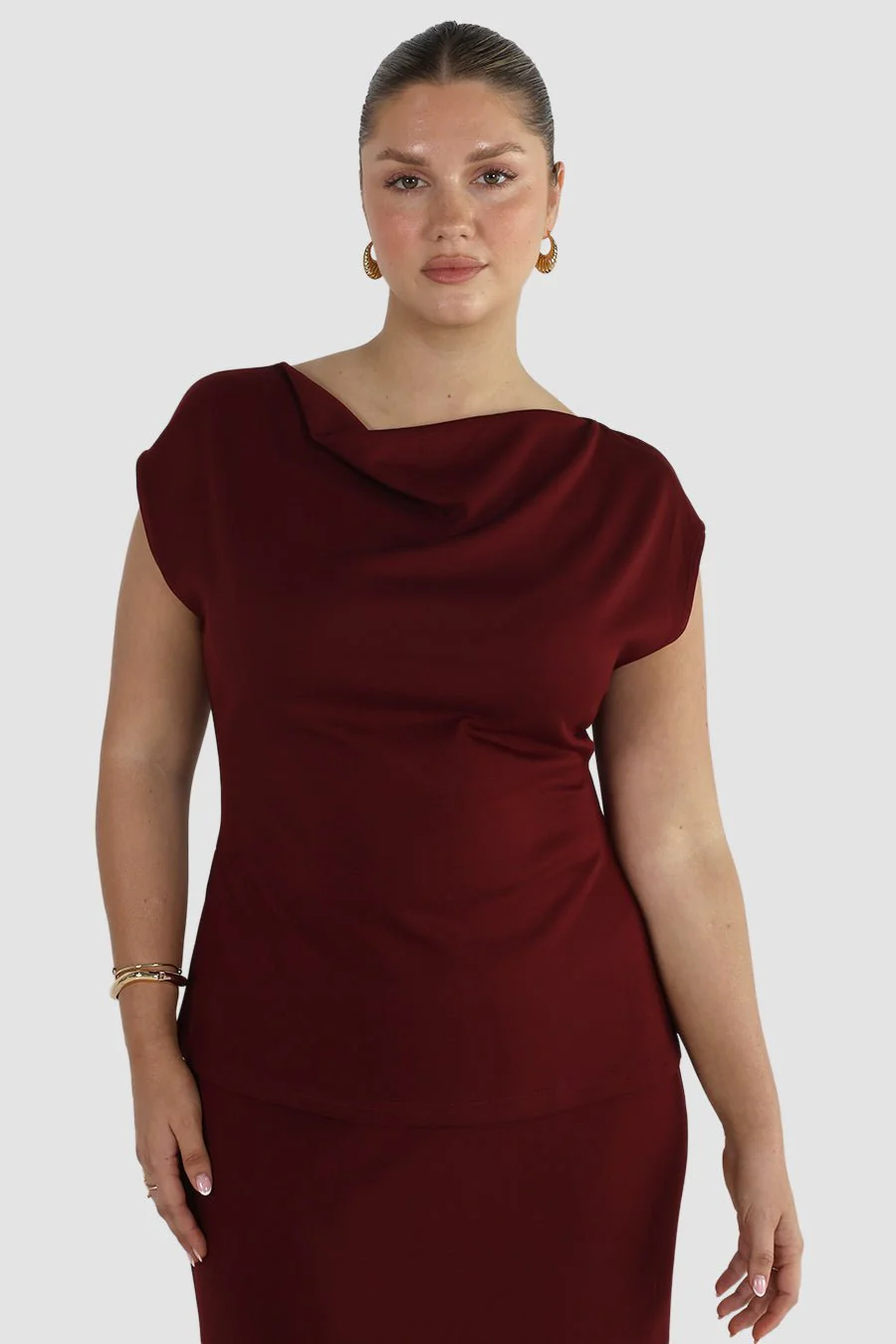 MARGO TOP MERLOT - Image 2