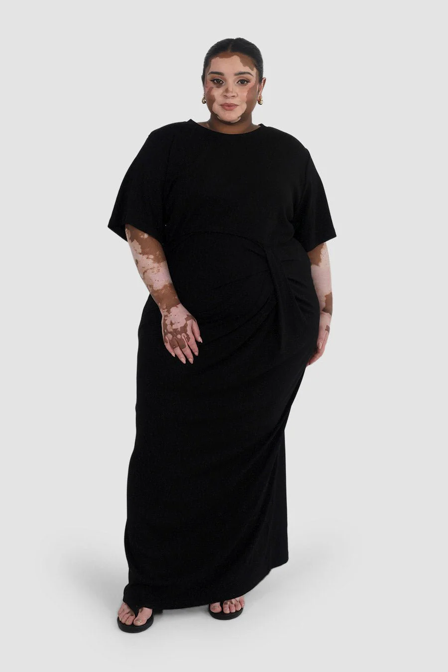 MARNIE RIB DRESS BLACK - Image 8