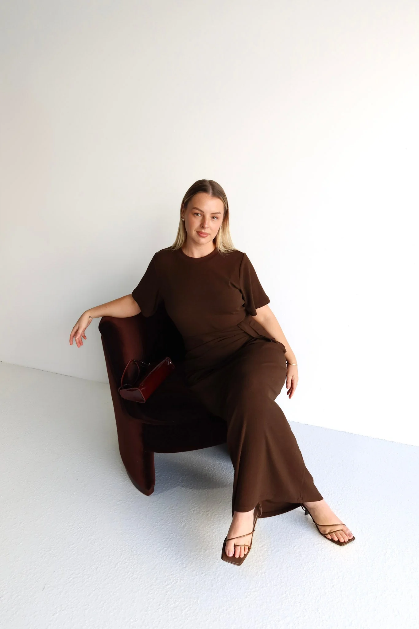 MARNIE RIB DRESS ESPRESSO - Image 2