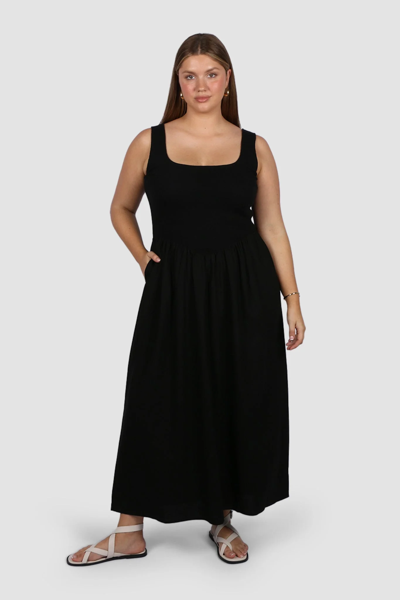 MYRA DRESS BLACK - Image 2