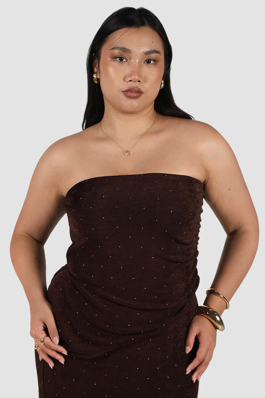 NAELLA TOP ESPRESSO SPARKLE - Image 4