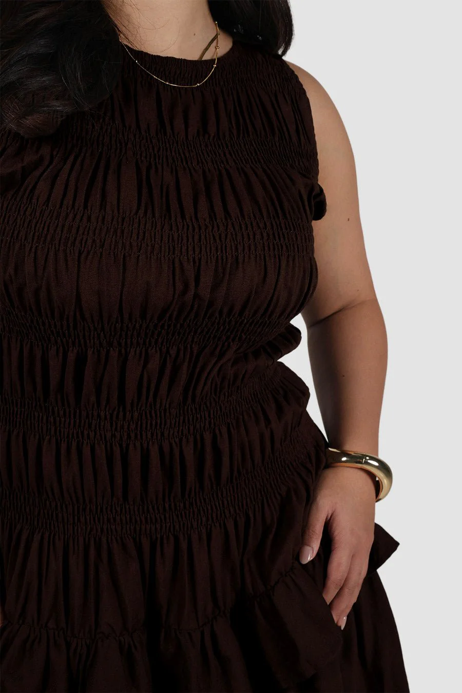 NARAH DRESS ESPRESSO - Image 4