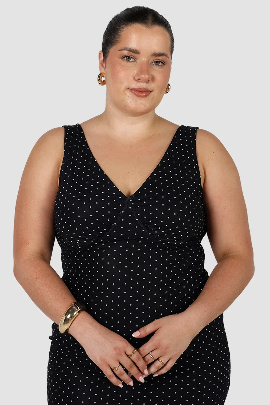 NATALIA DRESS BLACK SPOT - Image 2