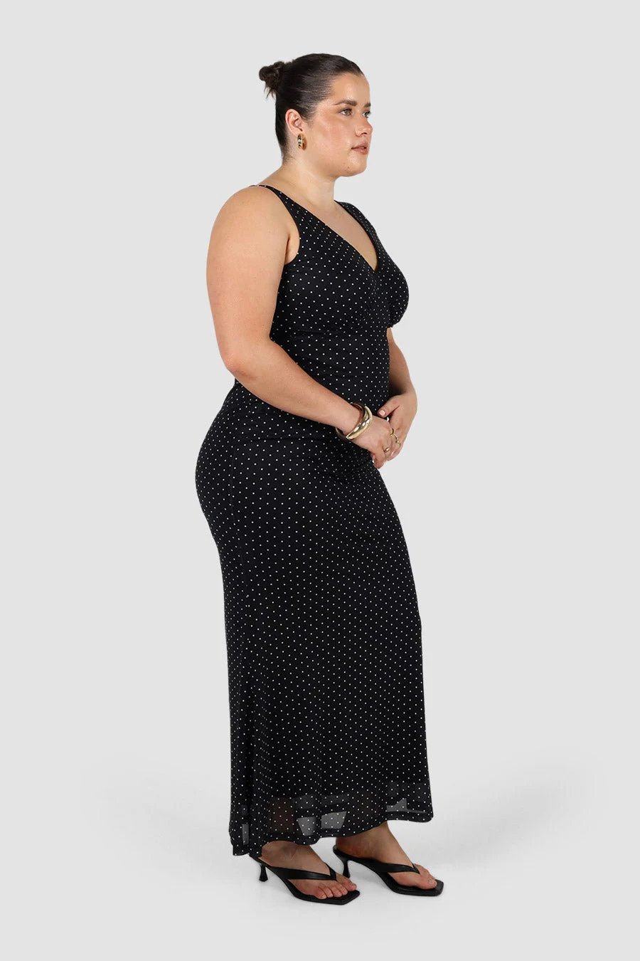 NATALIA DRESS BLACK SPOT - Image 4