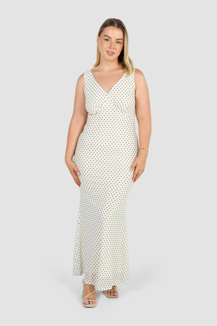NATALIA DRESS WHITE SPOT - Image 3