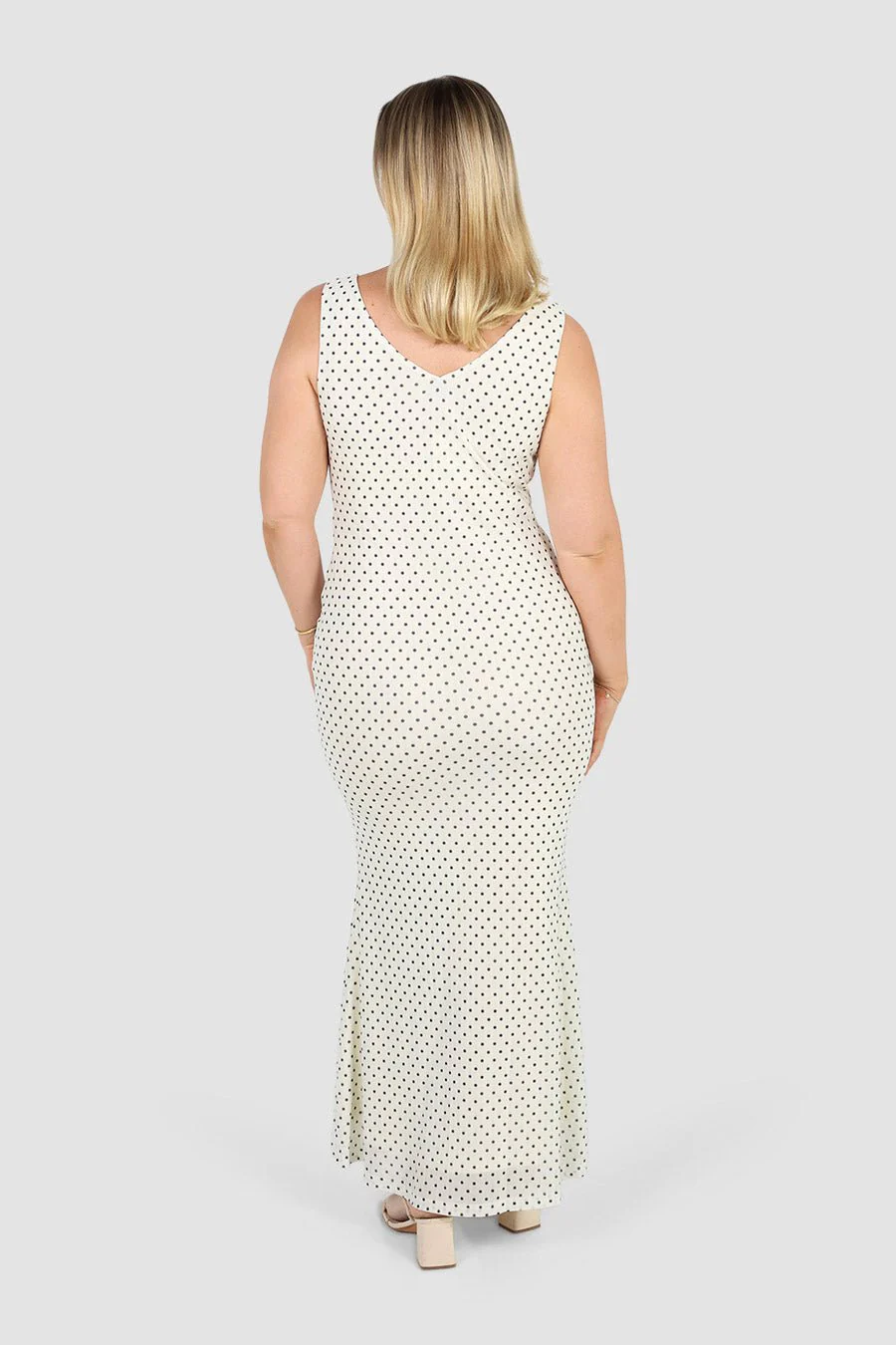 NATALIA DRESS WHITE SPOT - Image 7