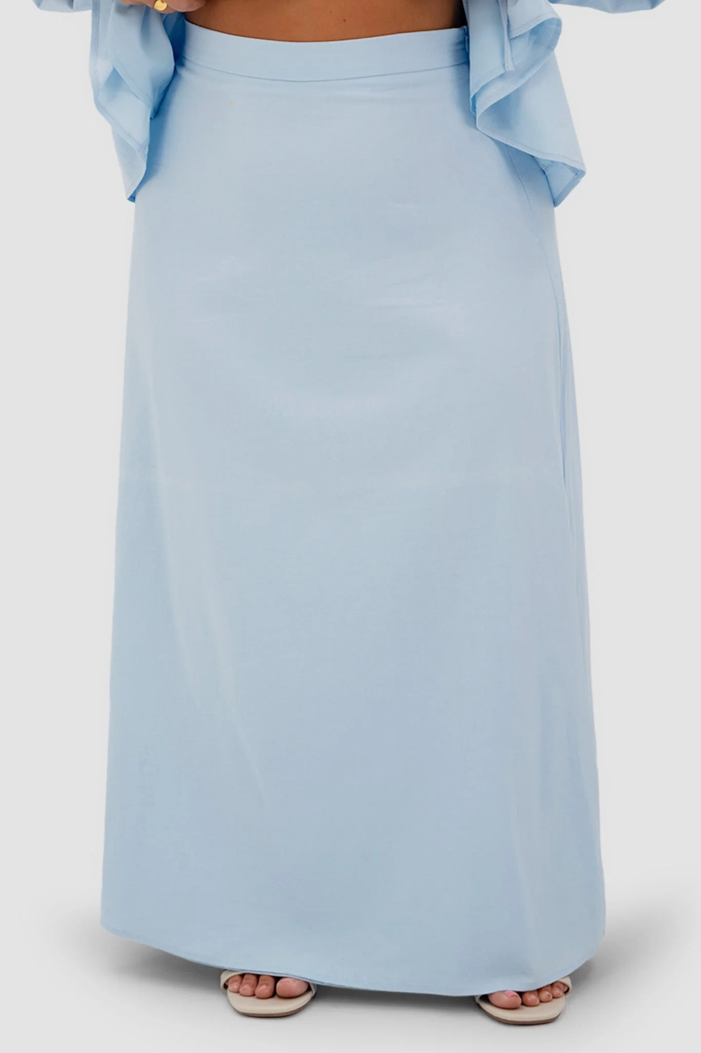 NIA SKIRT SOFT BLUE - Image 3
