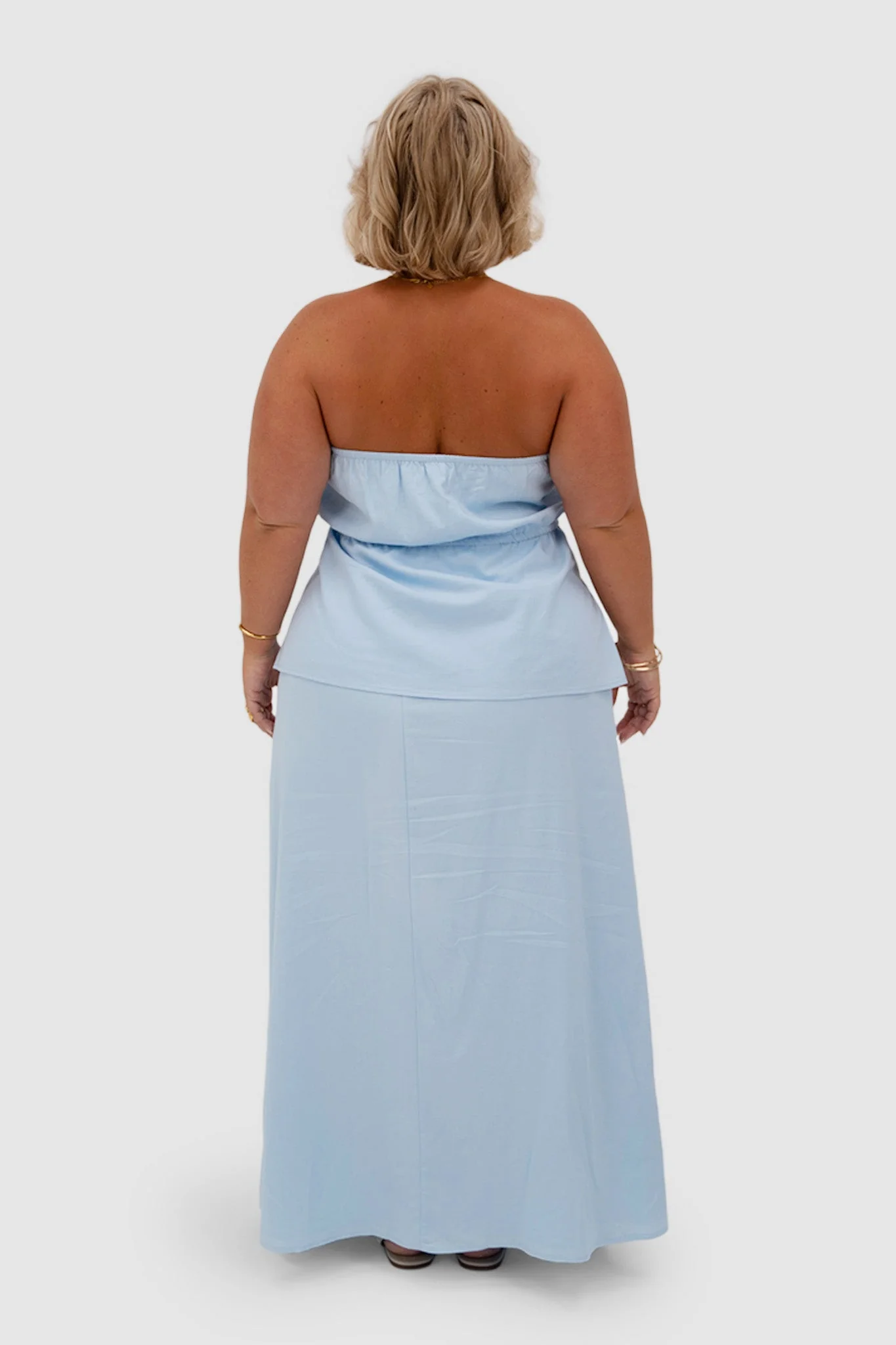 NIA SKIRT SOFT BLUE - Image 6