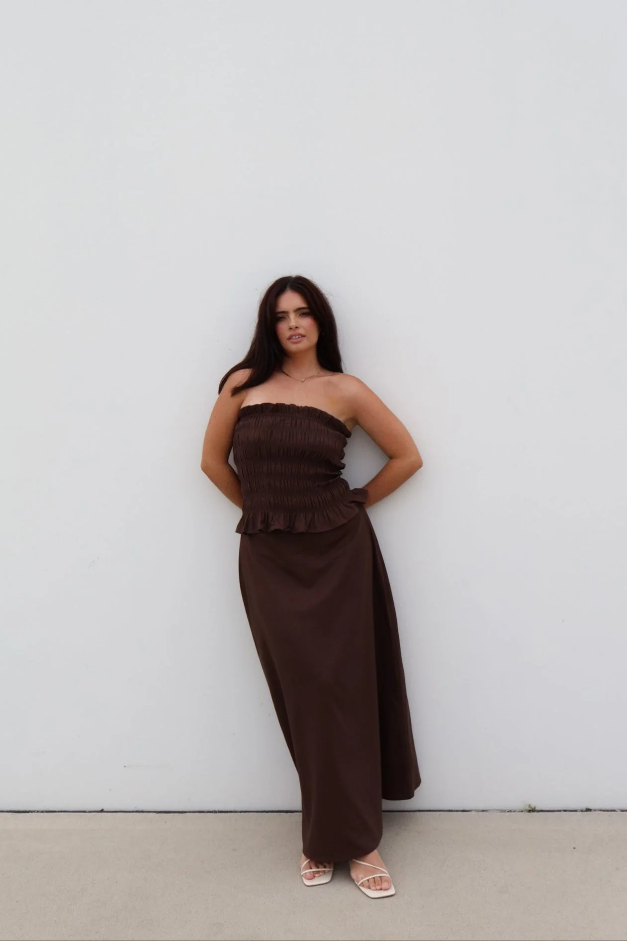 NIA SKIRT ESPRESSO - Image 2