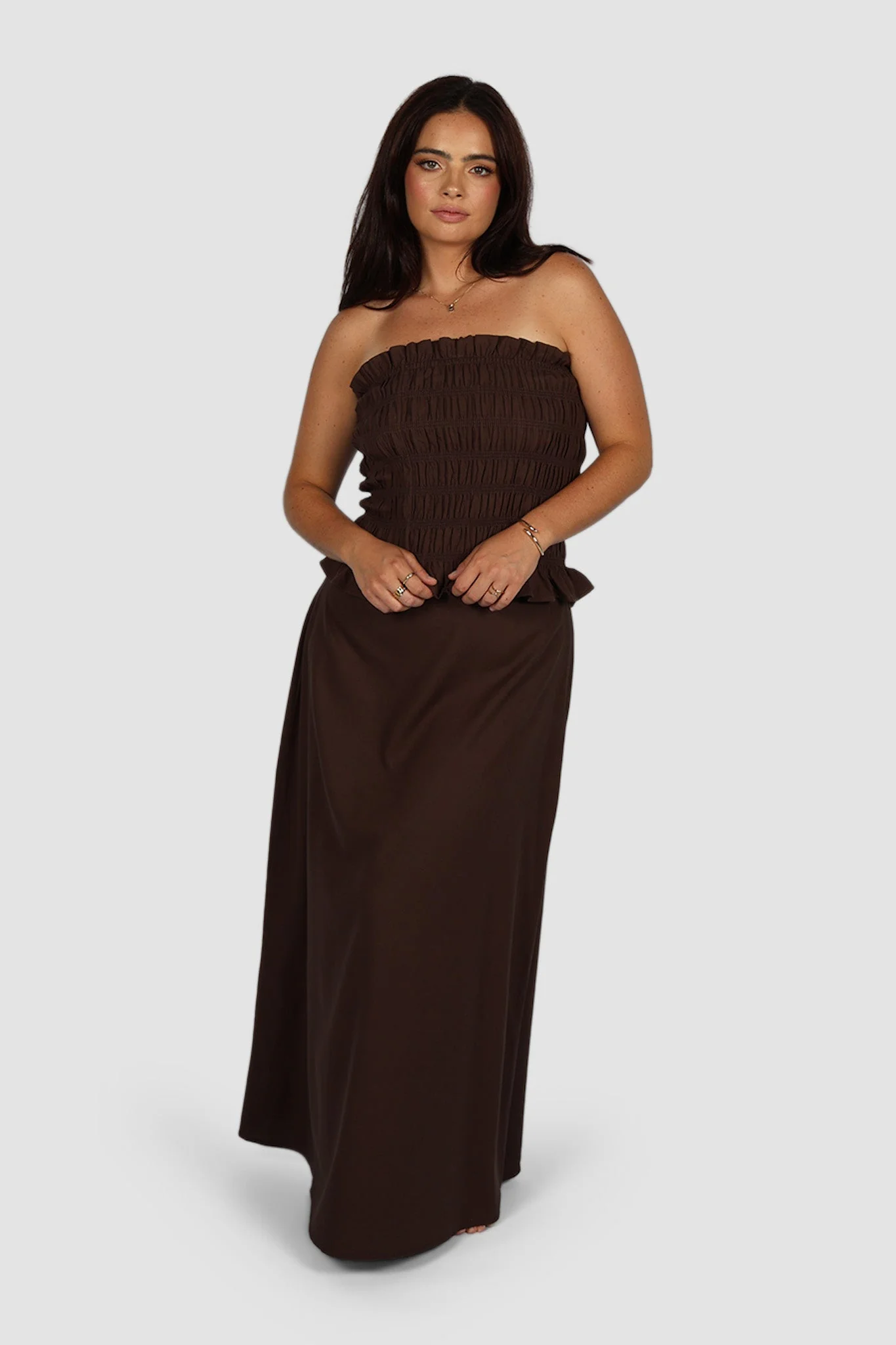 NIA SKIRT ESPRESSO - Image 3