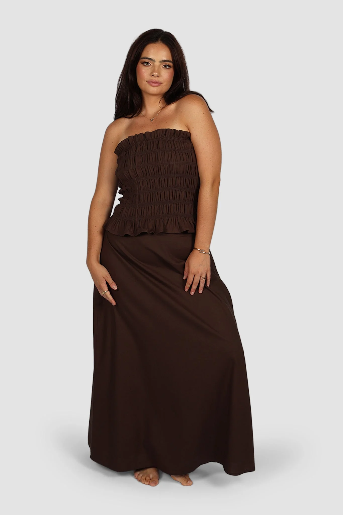 NIA SKIRT ESPRESSO - Image 4