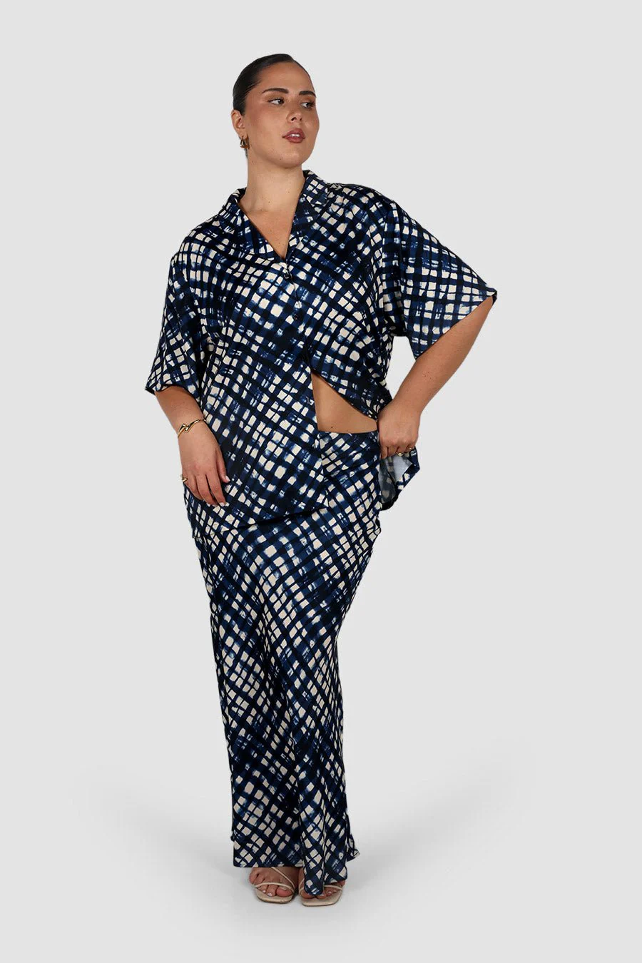 NOA SHIRT MIDNIGHT LATTICE - Image 2