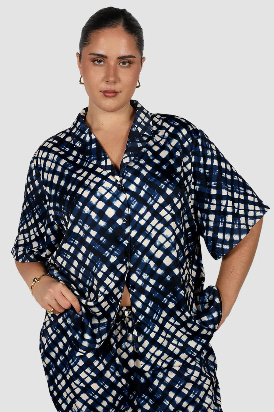 NOA SHIRT MIDNIGHT LATTICE - Image 3