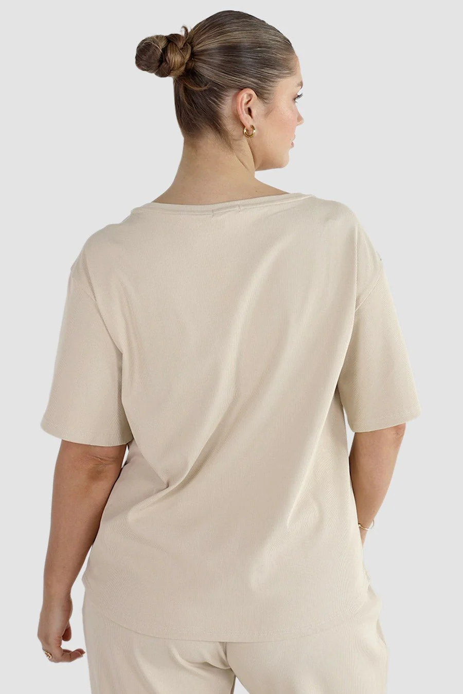 NOLYN RIB TEE VANILLA - Image 5