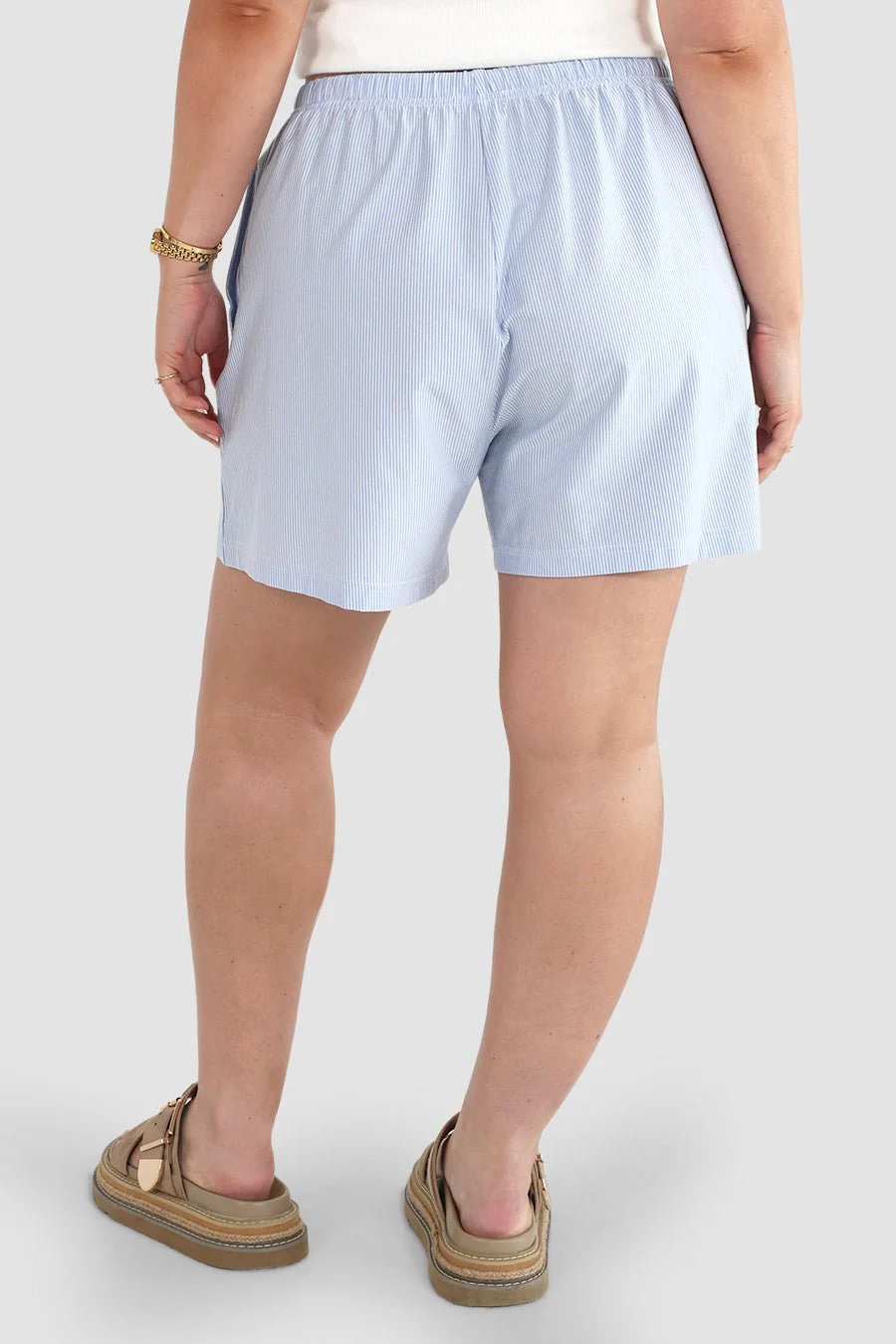 NOVI SHORTS BLUE STRIPE - Image 5
