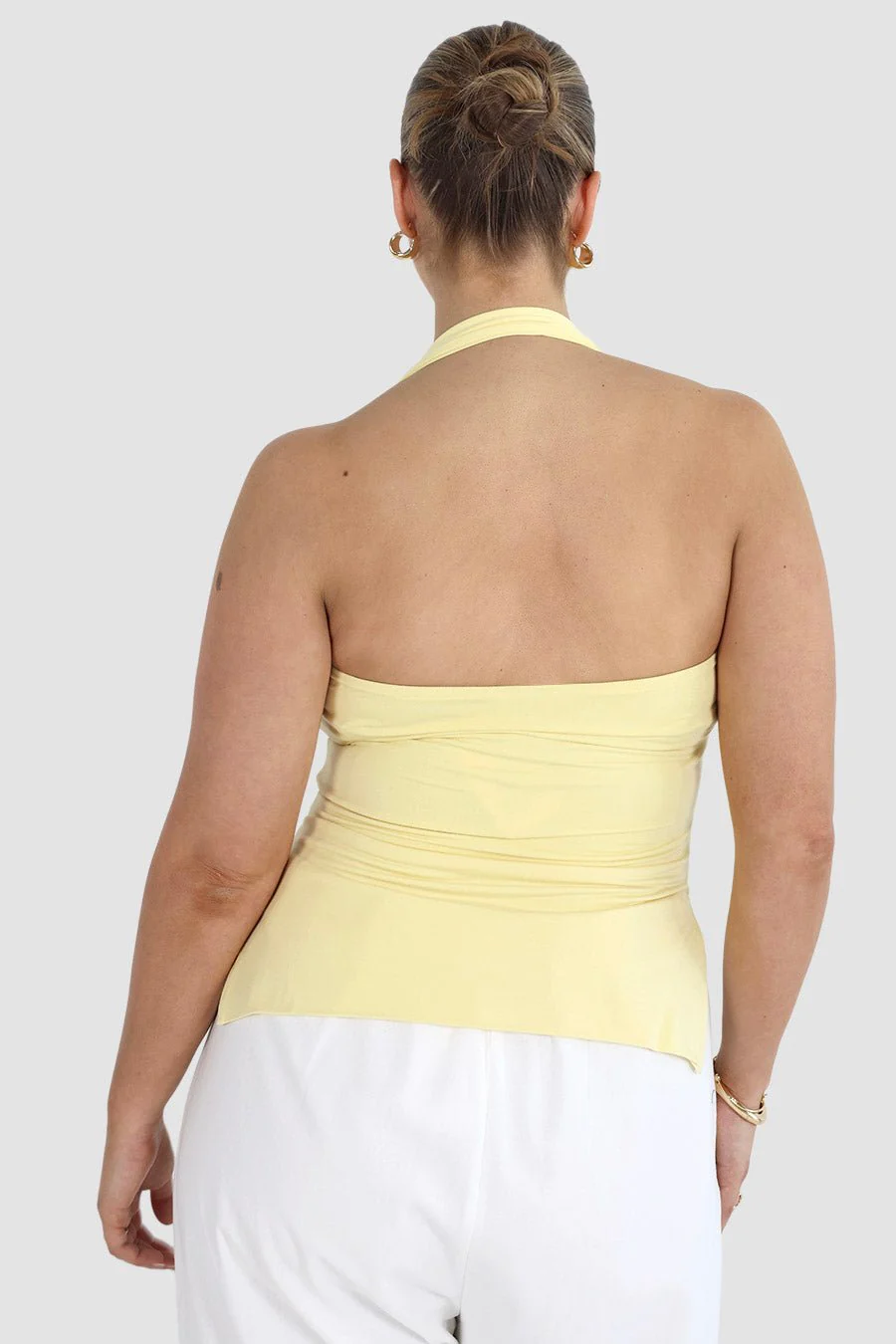 OVIE HALTER TOP BABY YELLOW - Image 3