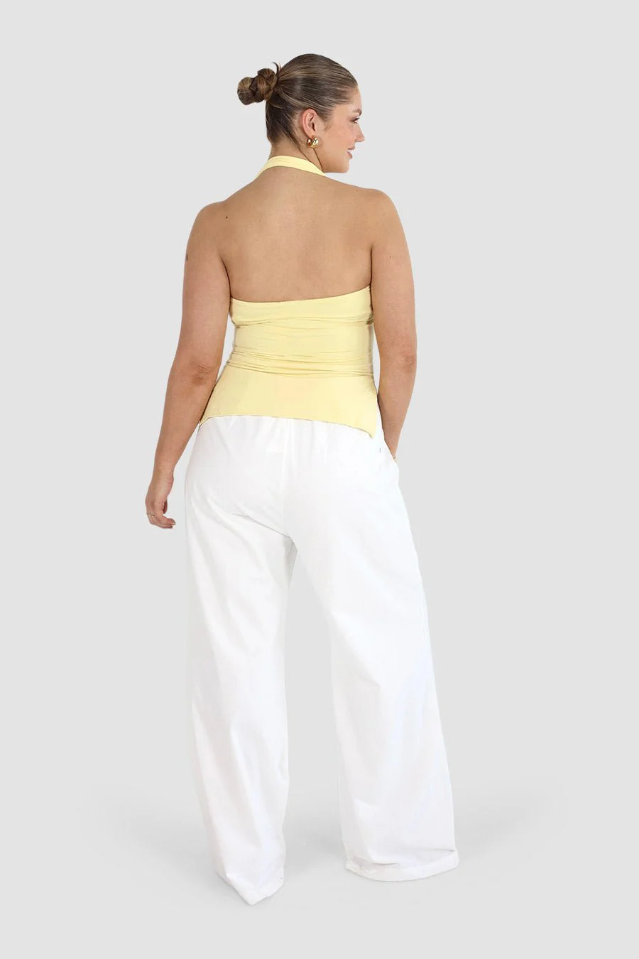 OVIE HALTER TOP BABY YELLOW - Image 4