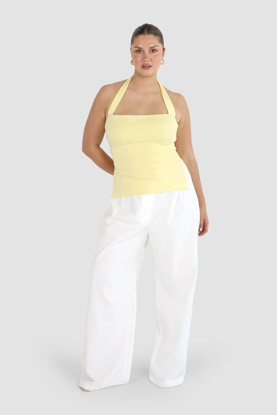 OVIE HALTER TOP BABY YELLOW - Image 5