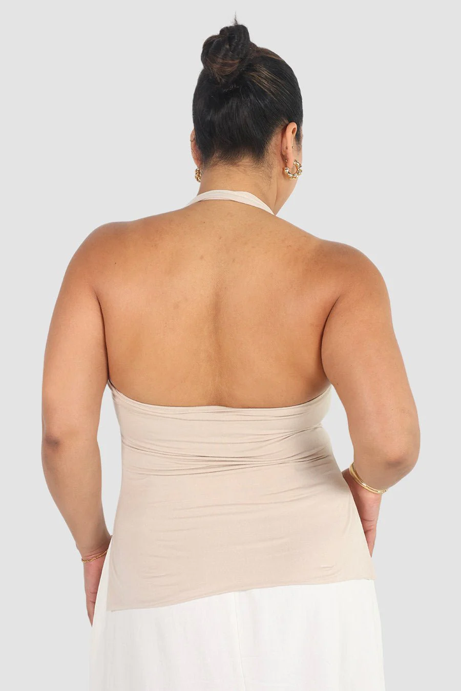OVIE HALTER TOP BONE - Image 5