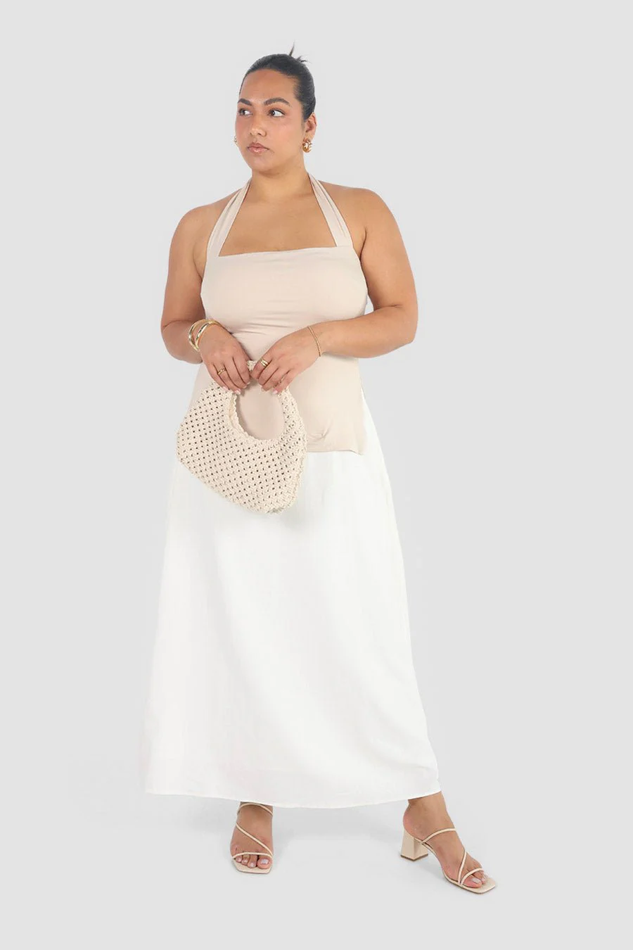 OVIE HALTER TOP BONE - Image 7