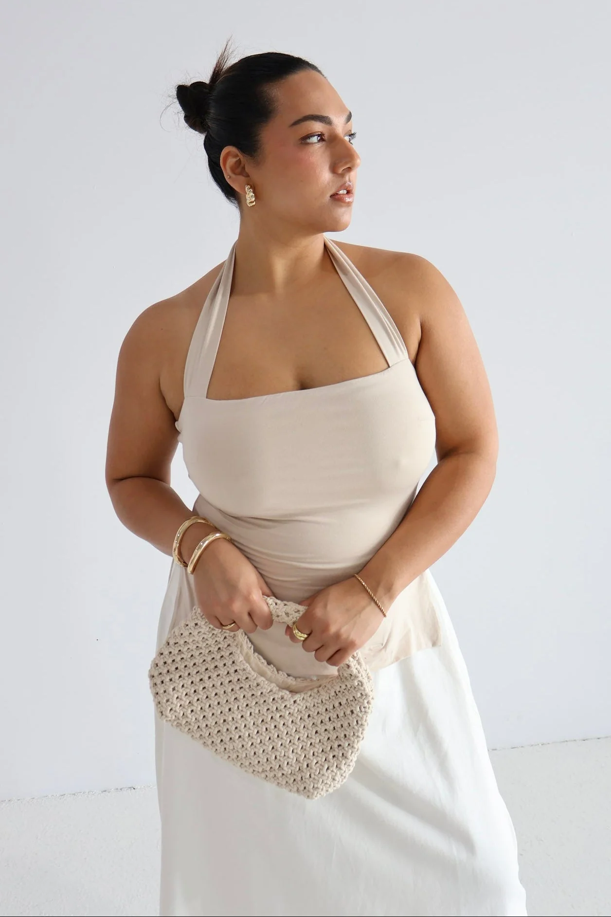 OVIE HALTER TOP BONE - Image 8