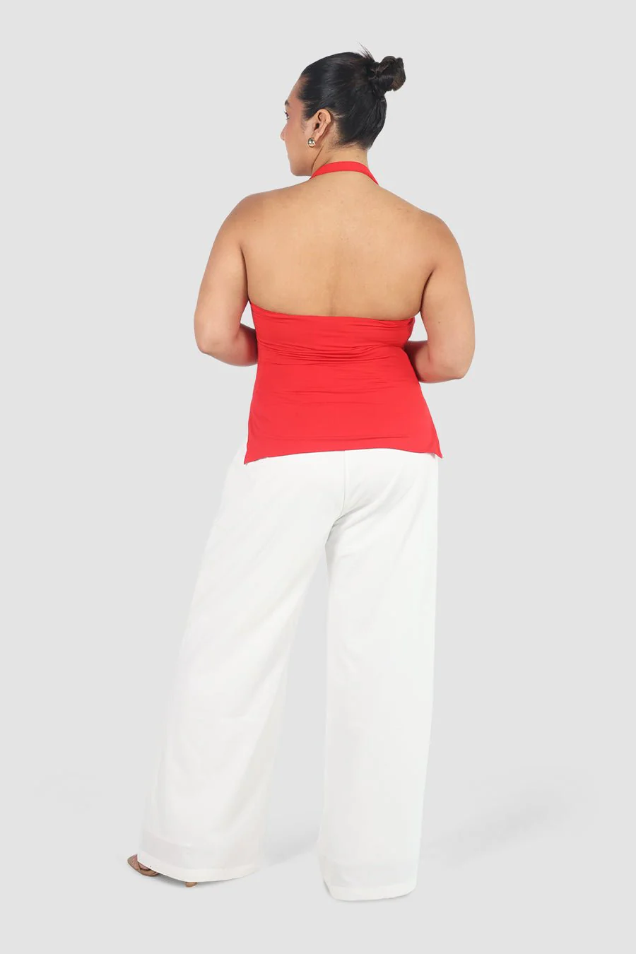 OVIE HALTER TOP RED - Image 8