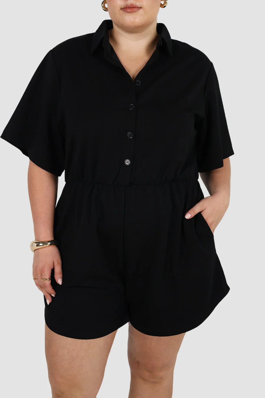 PENELOPE PLAYSUIT BLACK - Image 2