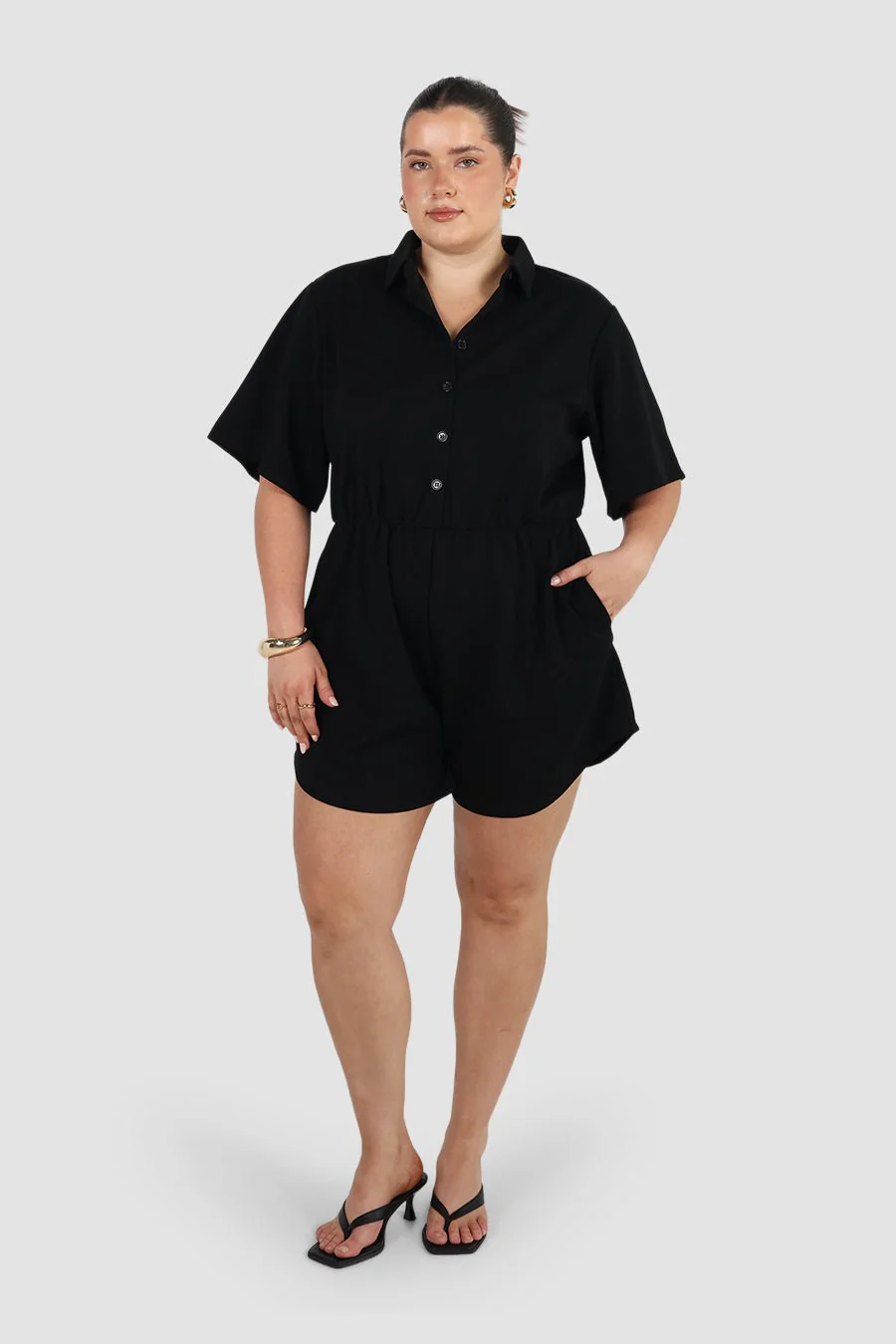 PENELOPE PLAYSUIT BLACK - Image 3