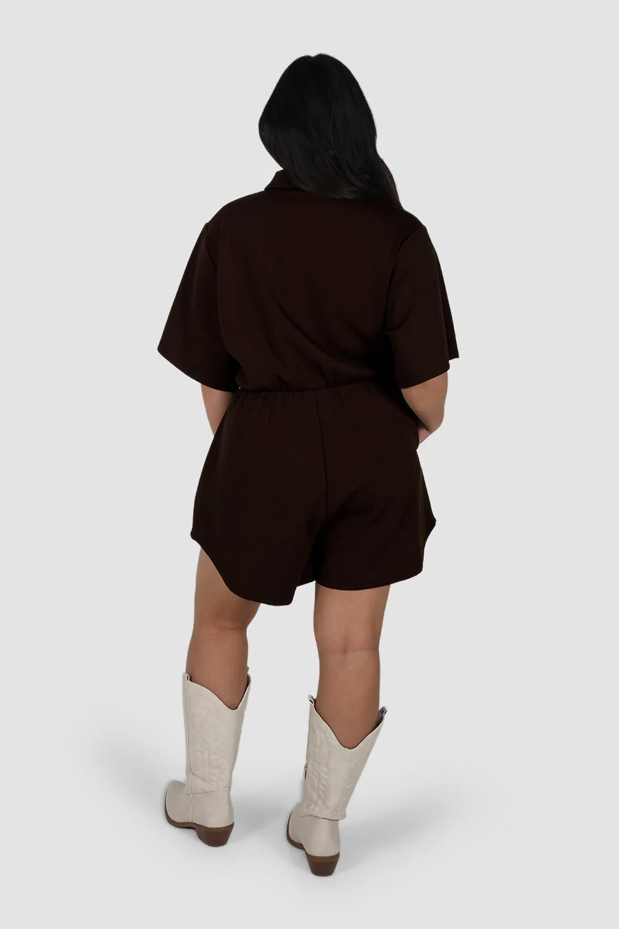 PENELOPE PLAYSUIT ESPRESSO - Image 3