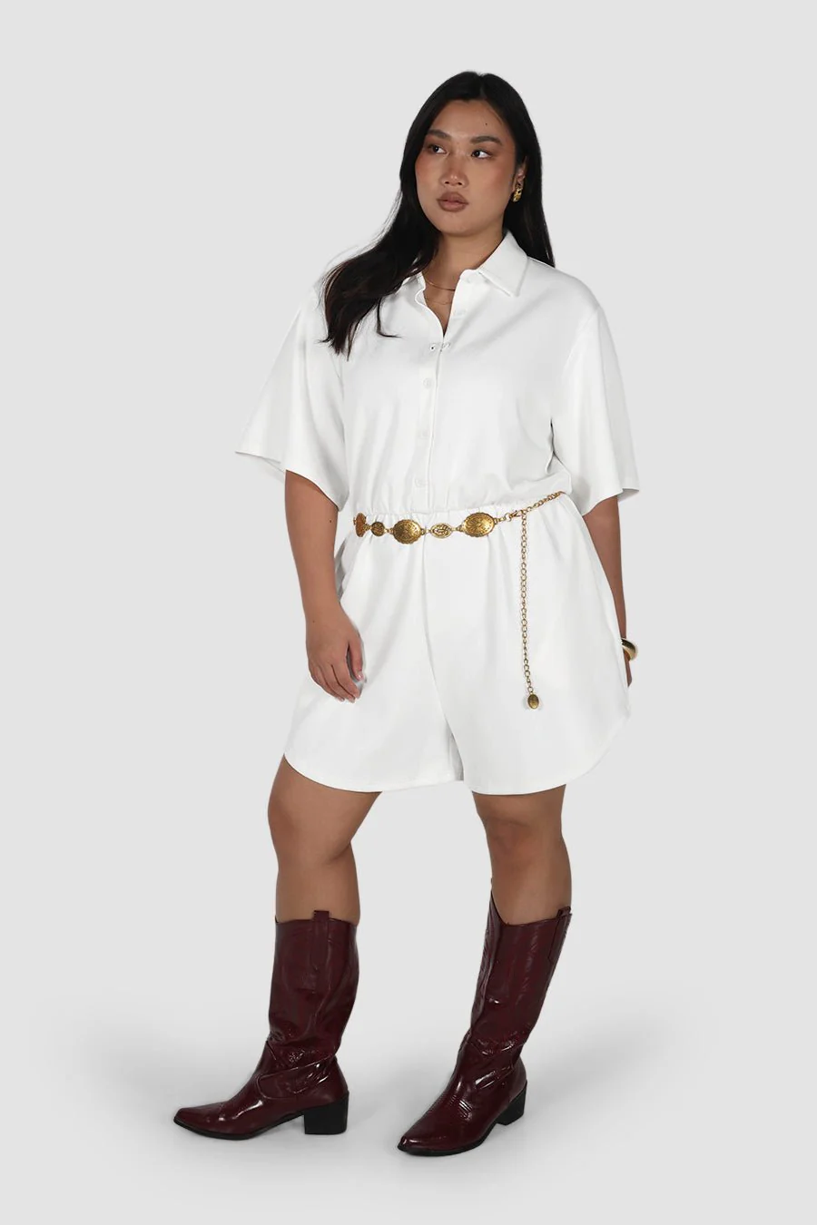 PENELOPE PLAYSUIT WHITE - Image 4