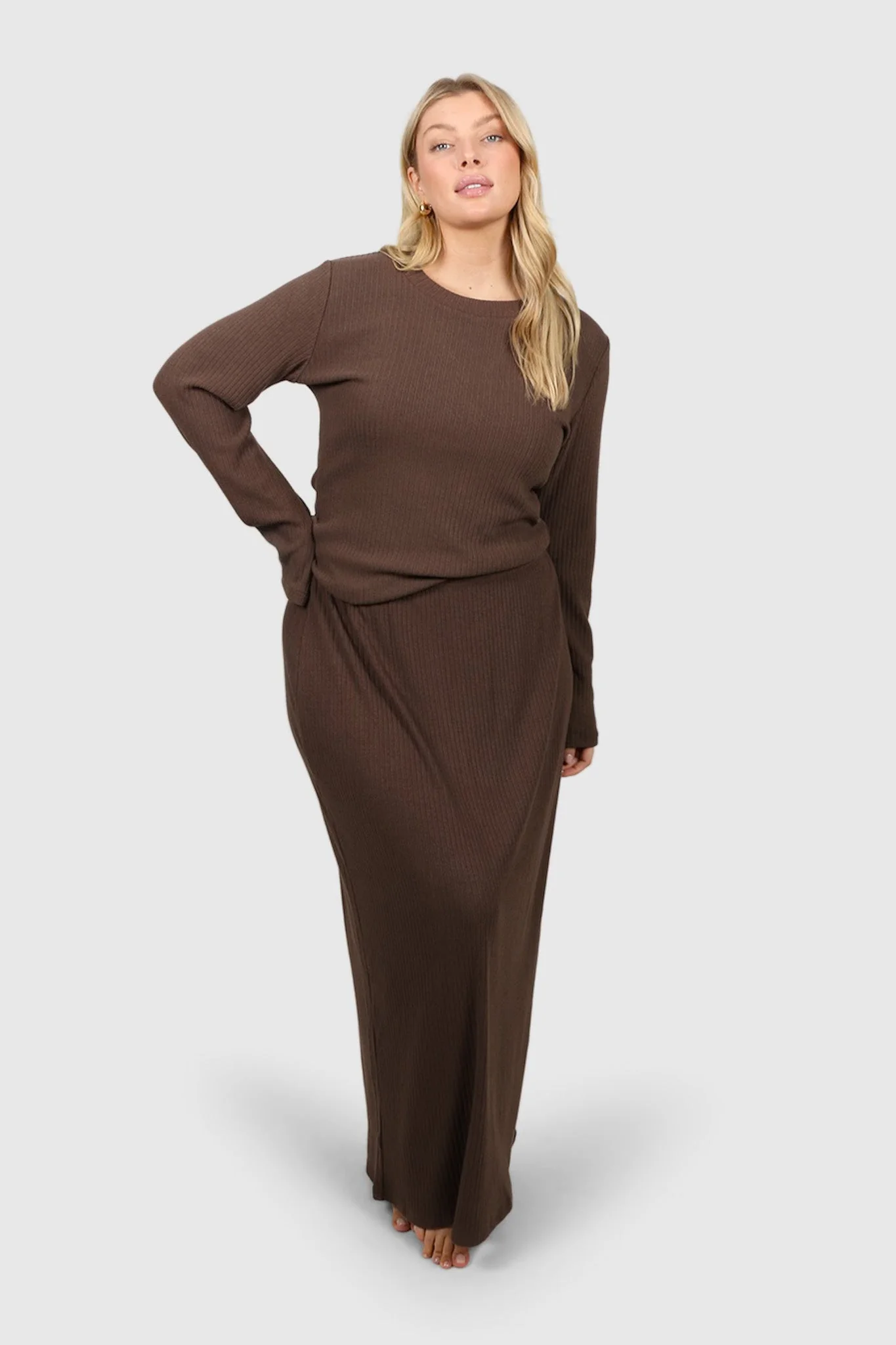 PETRA SKIRT COCOA - Image 6