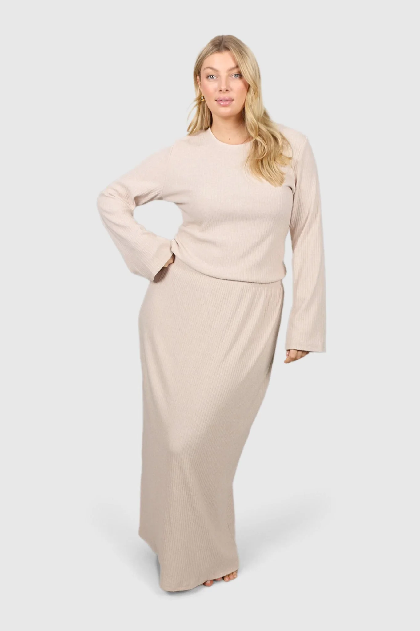 PETRA SKIRT OAT - Image 6