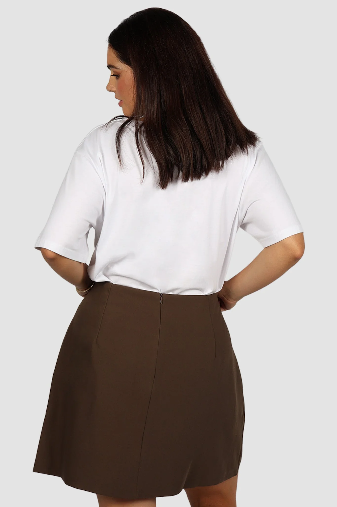 PORTER SKIRT CHOCOLATE - Image 4