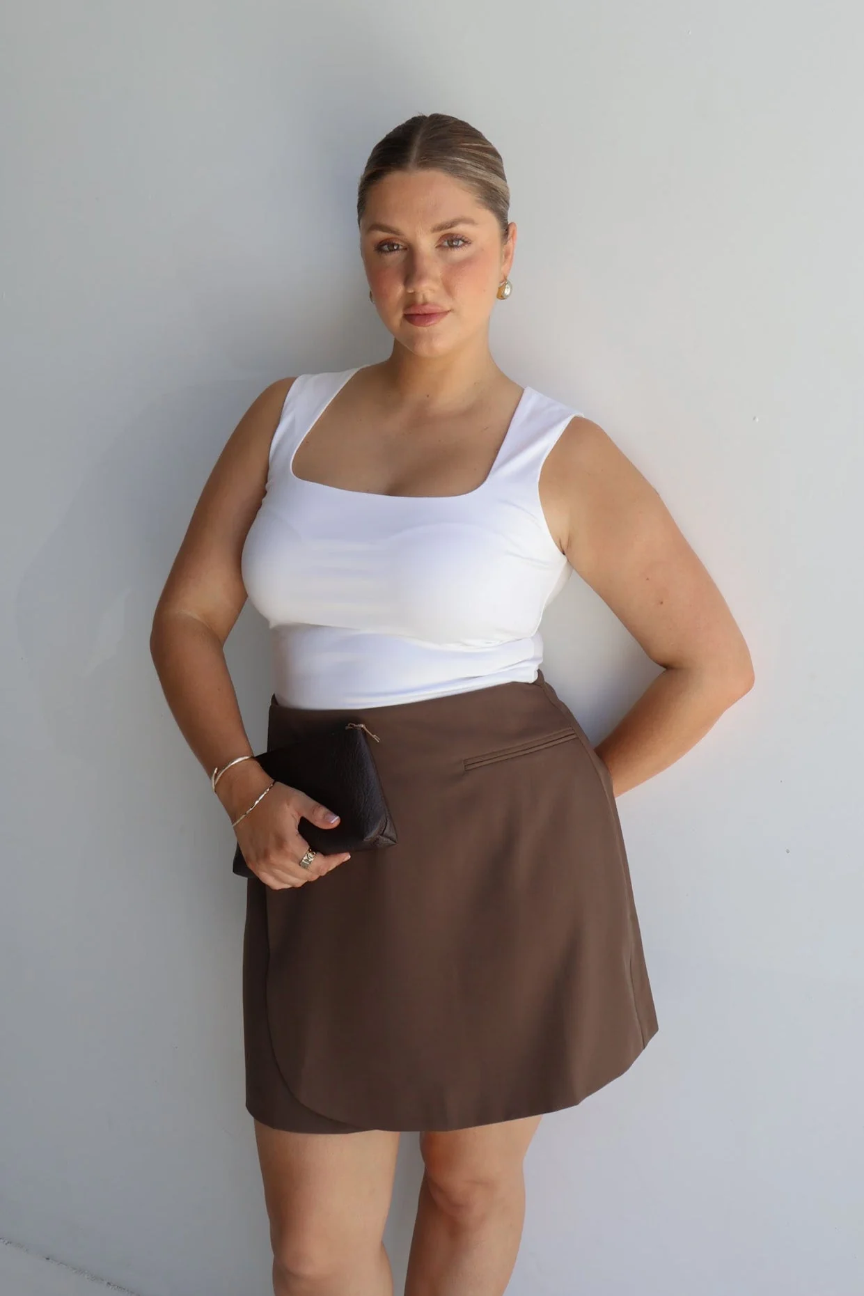 PORTER SKIRT CHOCOLATE - Image 5