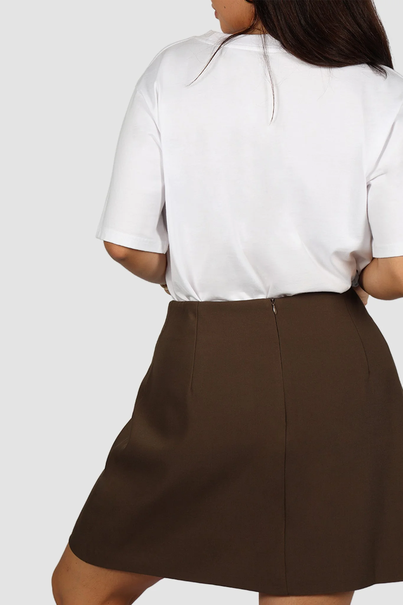 PORTER SKIRT CHOCOLATE - Image 8