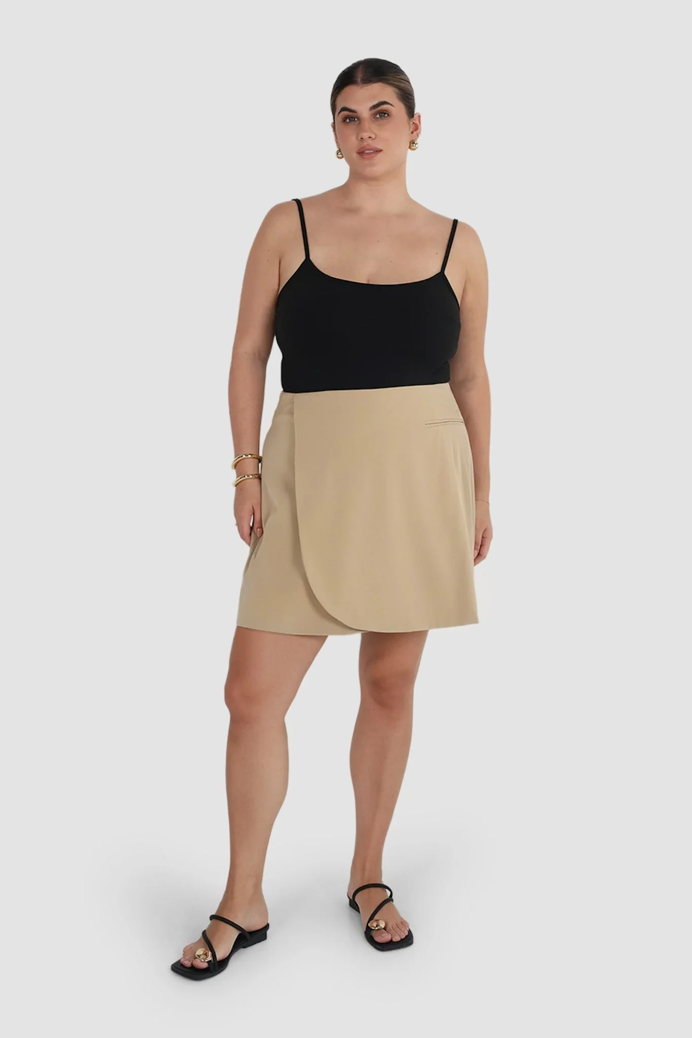 PORTER SKIRT COFFEE