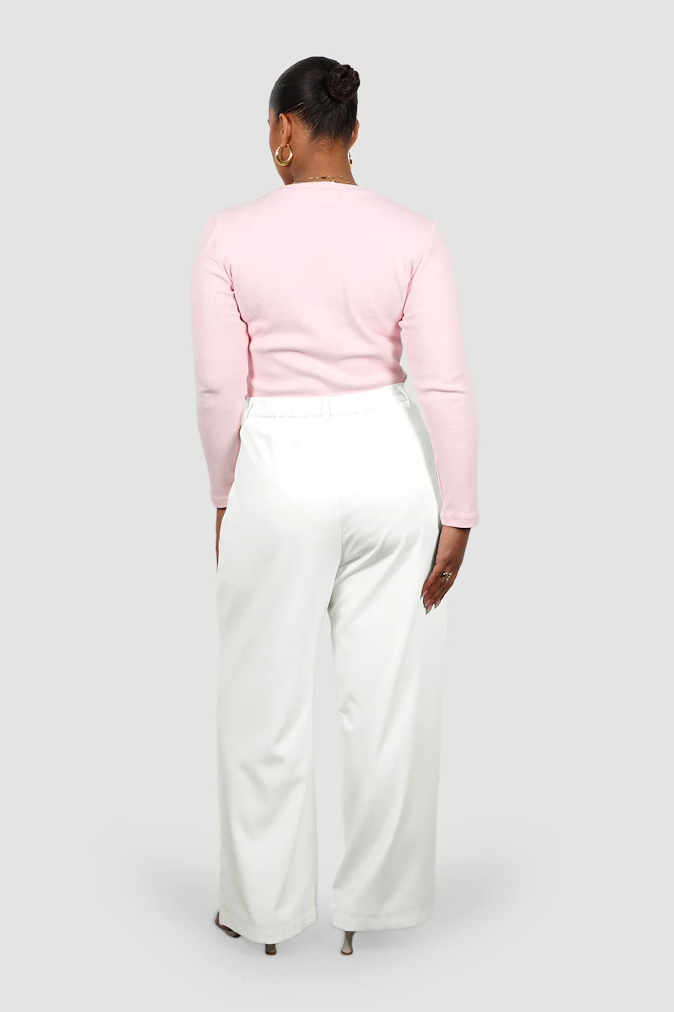 PORTLAND L/S RIB TEE PINK - Image 5