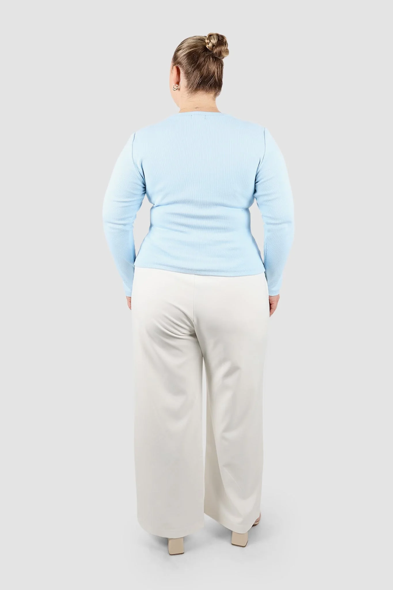 PORTLAND L/S RIB TEE SOFT BLUE - Image 6
