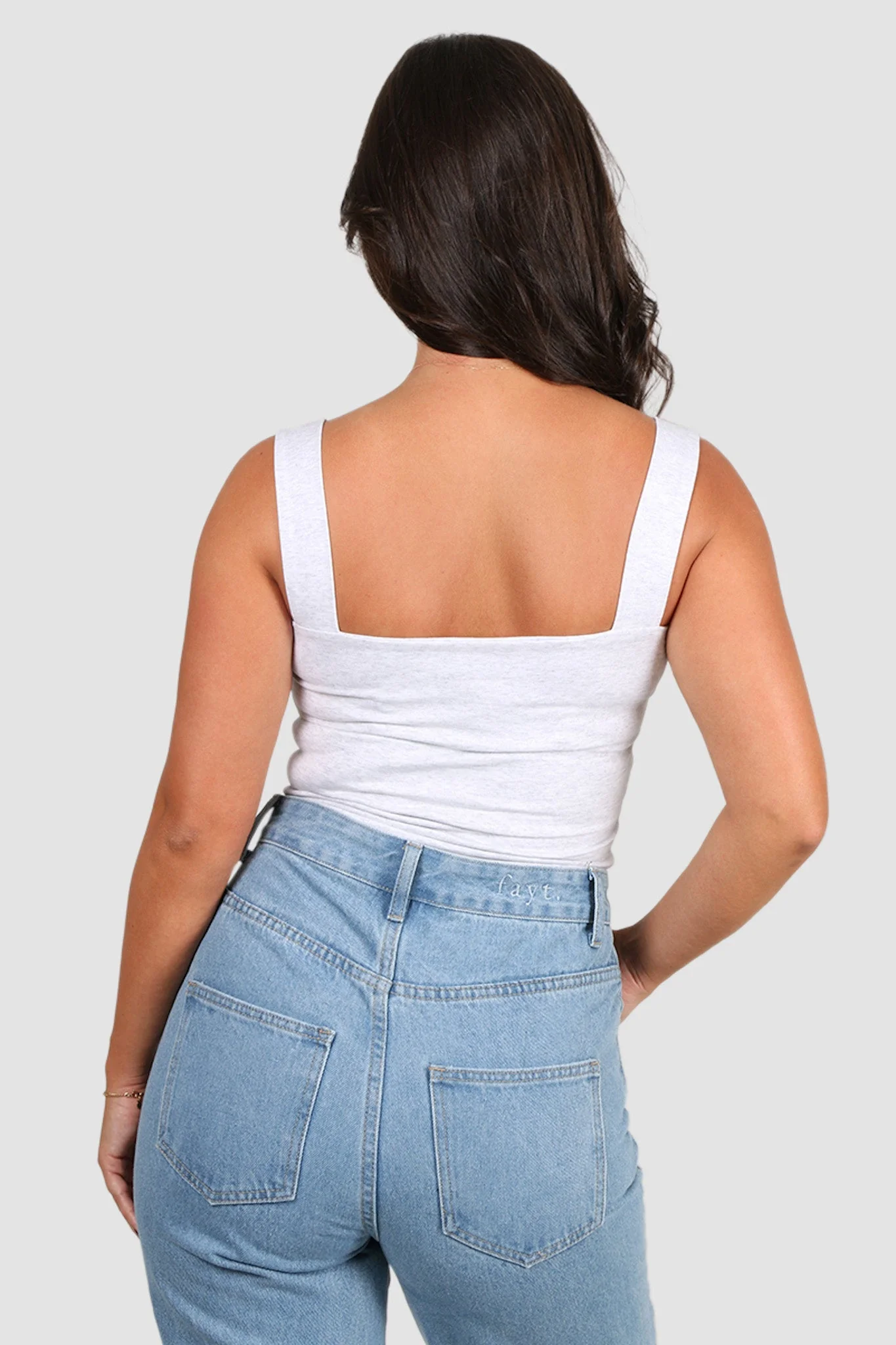 QUINN TOP GREY MARLE - Image 6