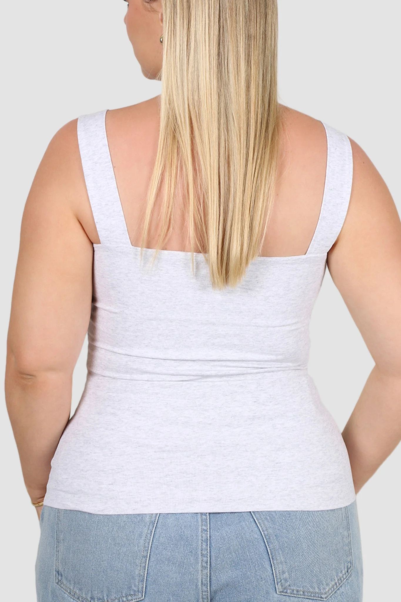 QUINN TOP GREY MARLE - Image 7