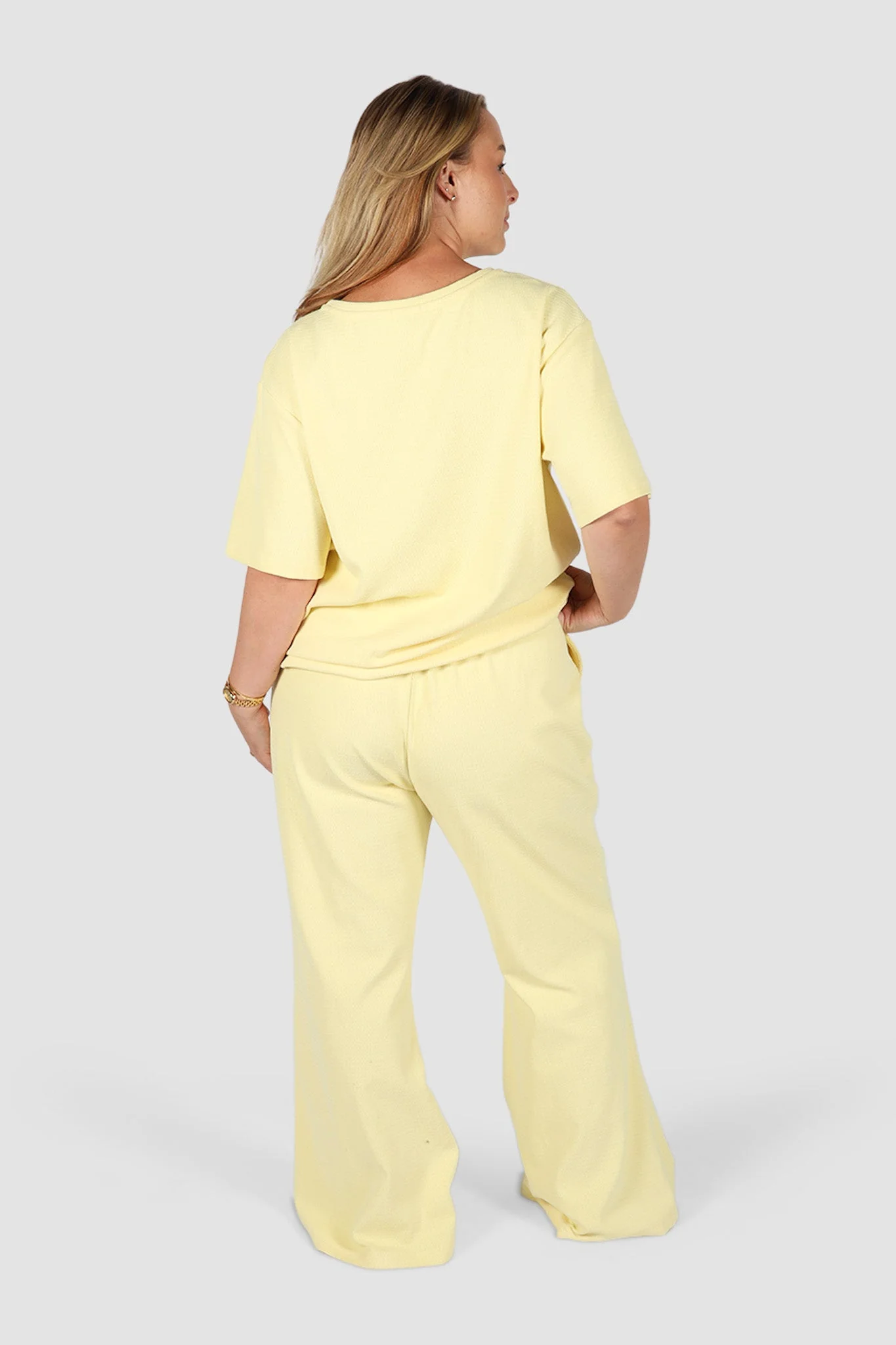 RAYLN RIB PANTS SOFT YELLOW - Image 10