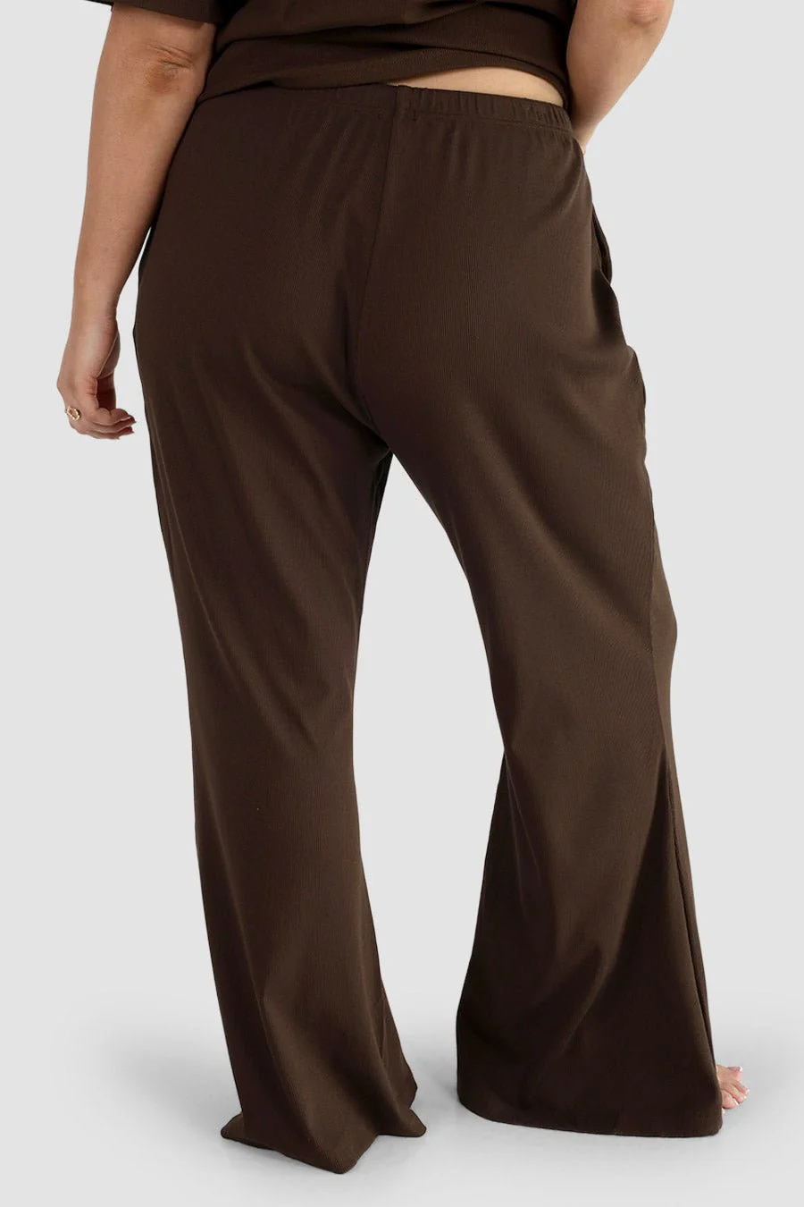 RAYLN RIB PANTS ESPRESSO - Image 4