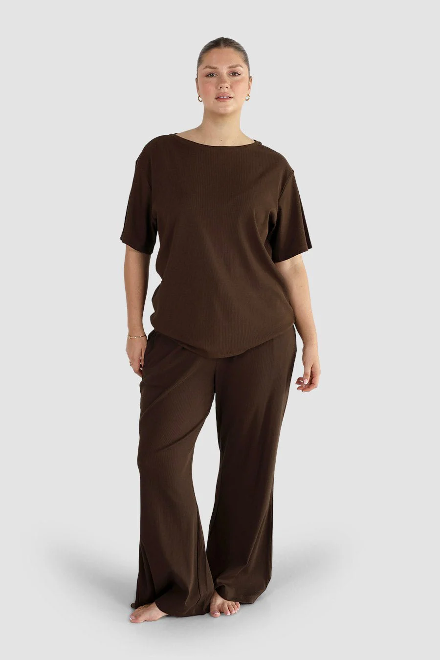RAYLN RIB PANTS ESPRESSO - Image 5