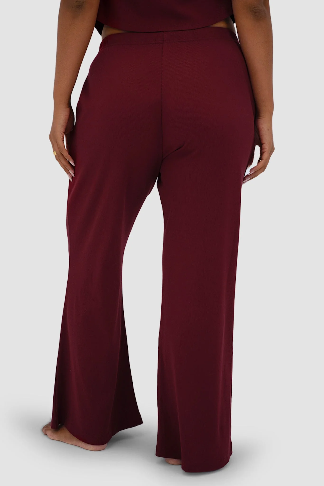 RAYLN RIB PANTS WINE - Image 12