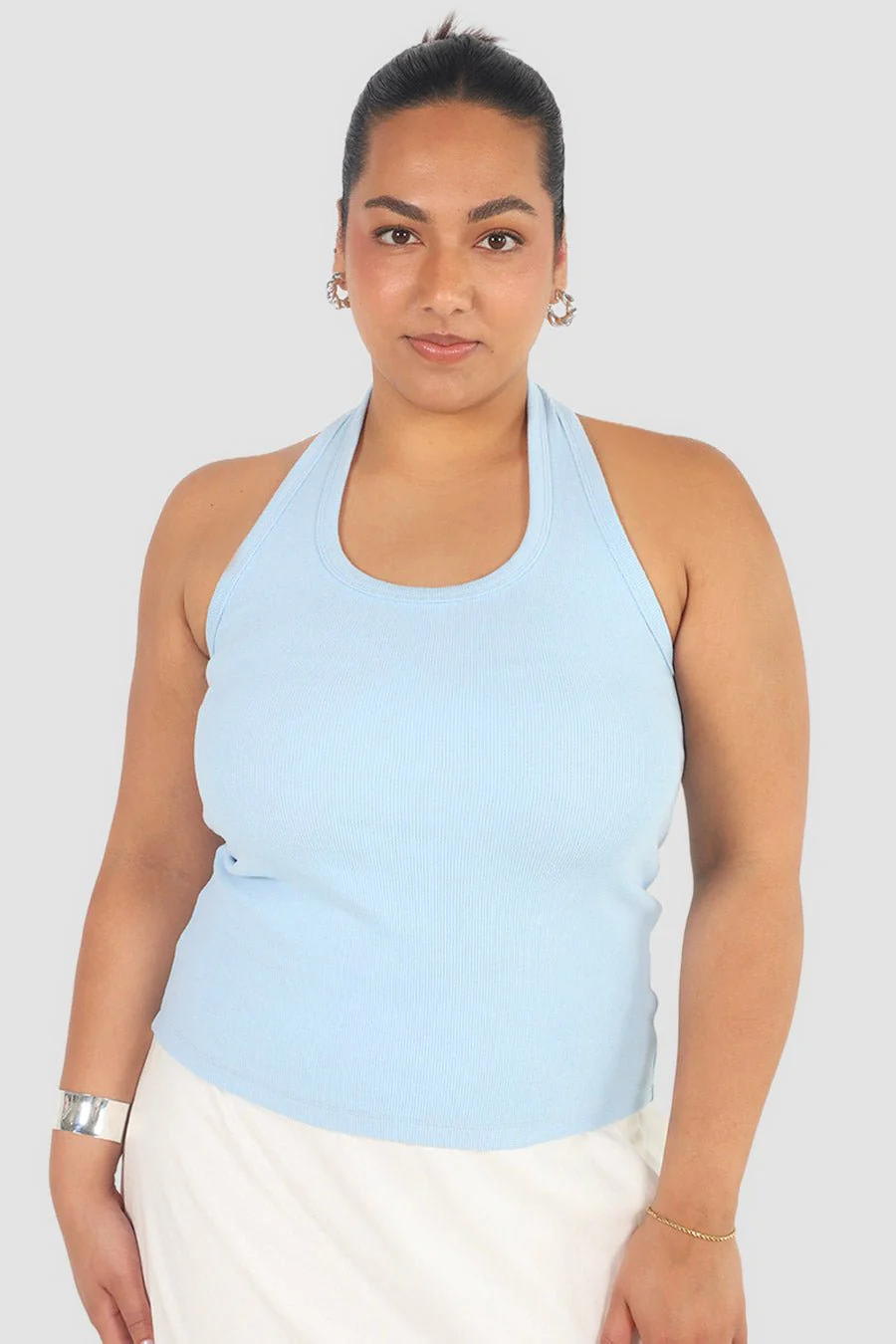 RENNA HALTER TOP BABY BLUE - Image 2