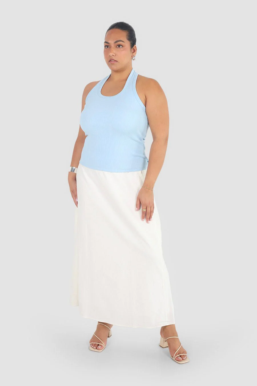 RENNA HALTER TOP BABY BLUE - Image 4