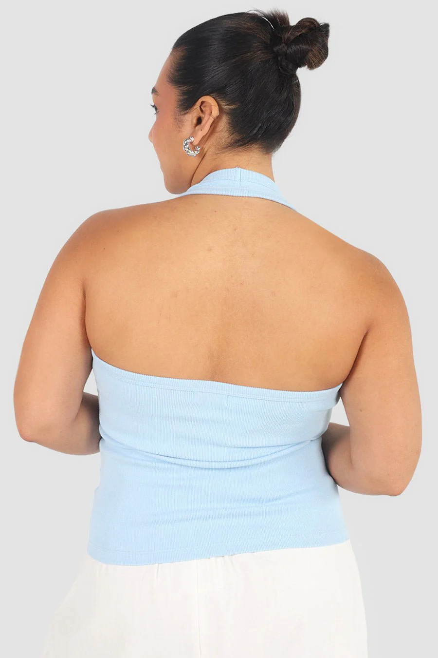 RENNA HALTER TOP BABY BLUE - Image 5