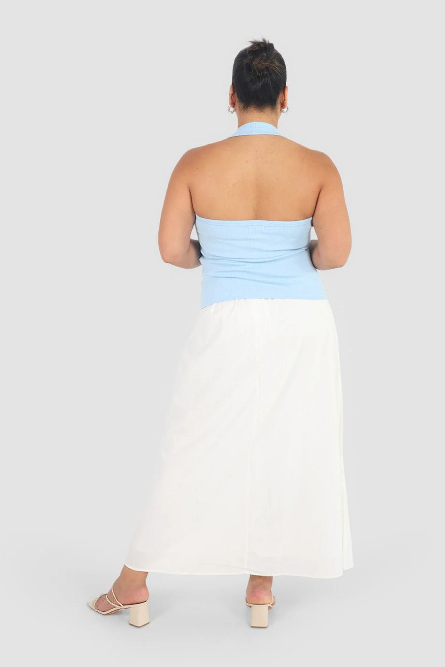 RENNA HALTER TOP BABY BLUE - Image 6